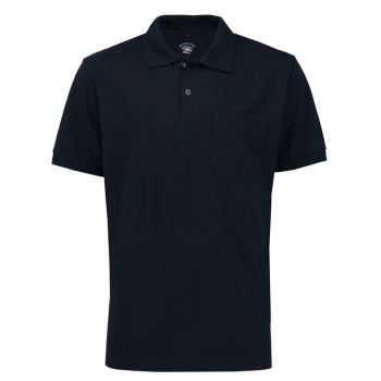 BIOACTIVE Herren-Poloshirt, marine (ohne Stick)